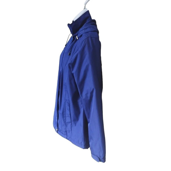 George Classics Water/Wind Resistant Hooded Coat Periwinkle Blue S - Picture 6 of 9